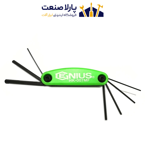 آلن چاقویی شش گوش جنیوس مدل HK007MF مجموعه 7 عددی