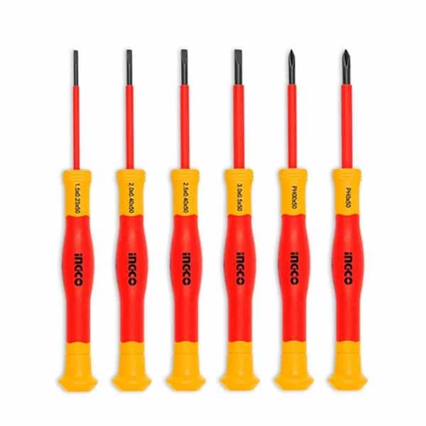 ست پیچ گوشتی ریز ساعتی عایق برق اینکو مدل HKIPSD0601