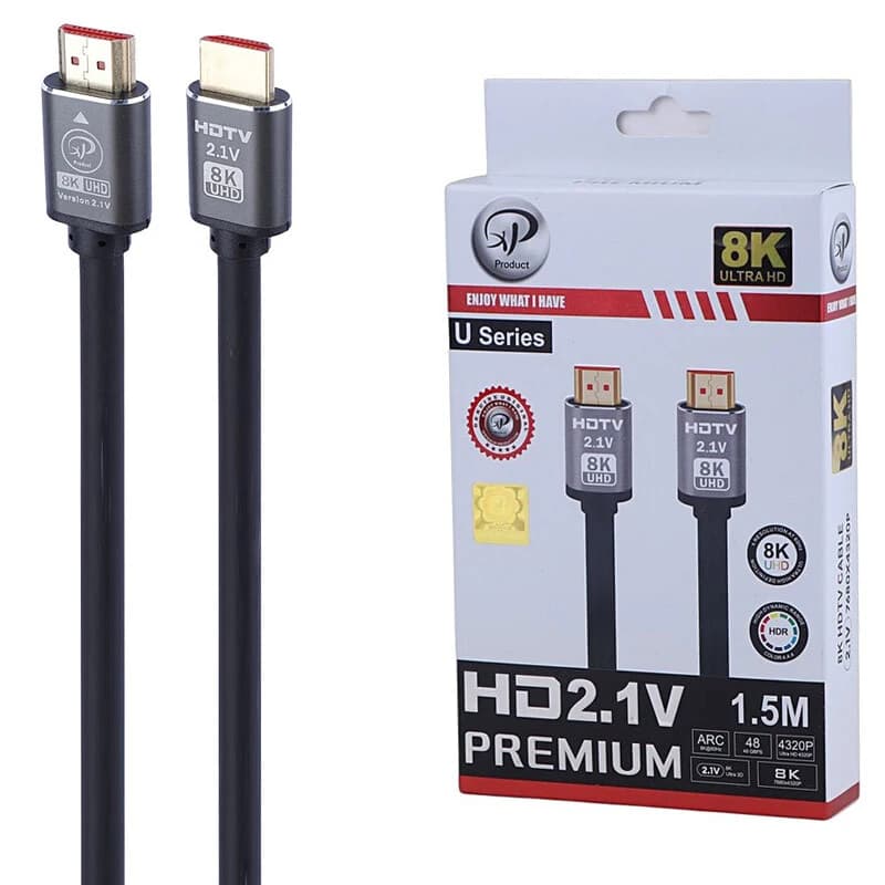کابل XP-Product U Series HDMI 2.1V 8K 5m ایکس پی — تصویر ۶