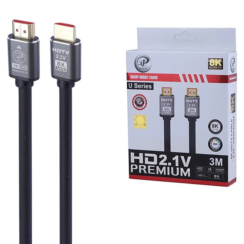 کابل XP-Product U Series HDMI 2.1V 8K 3m ایکس پی