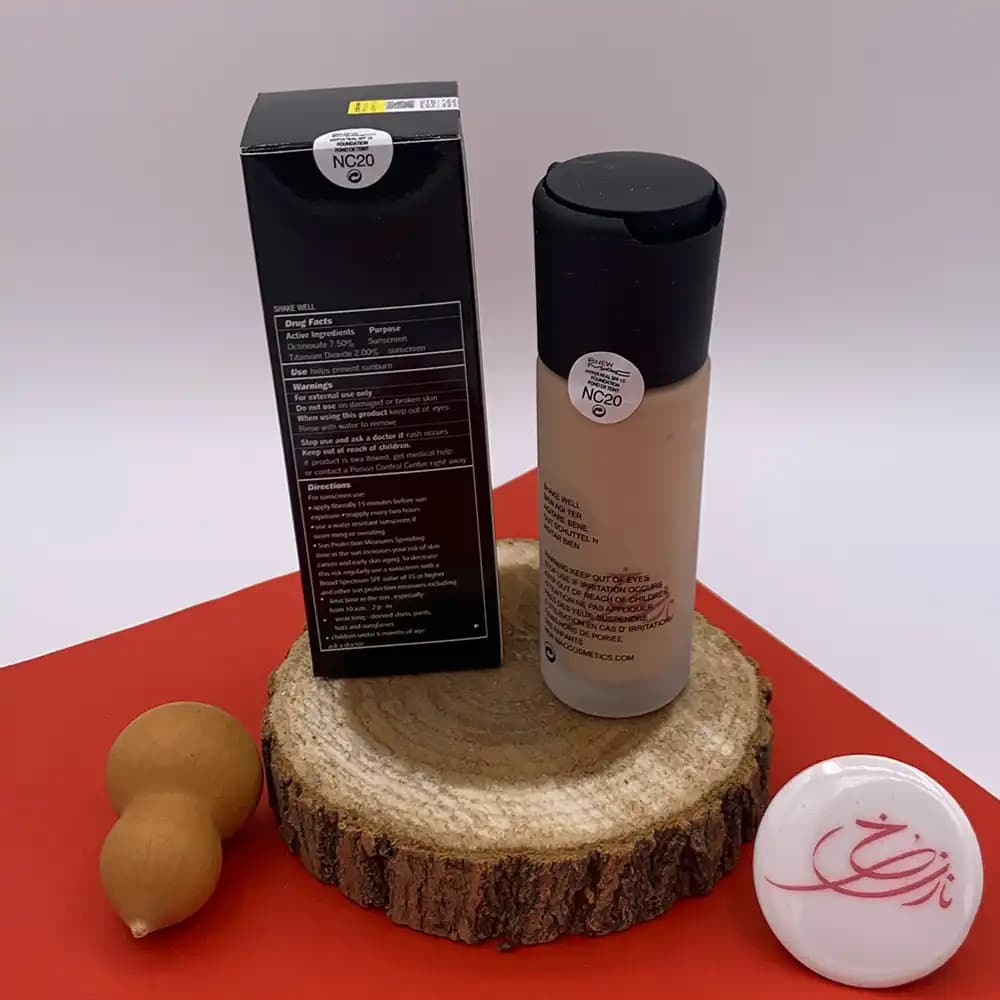 کرم پودر پمپی مک (MAC) مدل Hyper Real SPF 15 شماره 20 حجم 30 میلی لیتر (های کپی) — تصویر ۳
