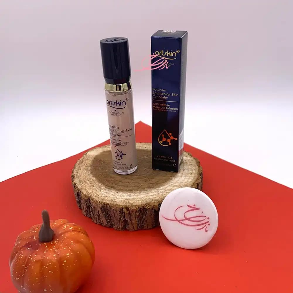 کانسیلر آرت اسکین Artskin مدل Futurism روشن کننده و آبرسان پک 12 عددی جعبه سرمه ای