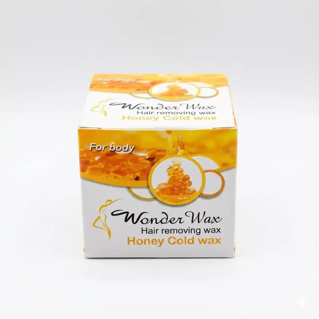 موم سرد گیاهی واندر وکس Wonder Wax مدل عسل Honey وزن 300 گرمی