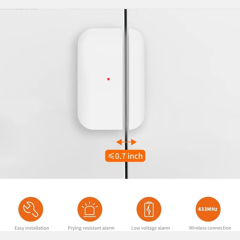 مگنت بی سیم مدل 433MHz دزدگیر اسمارت DS200 — تصویر ۷