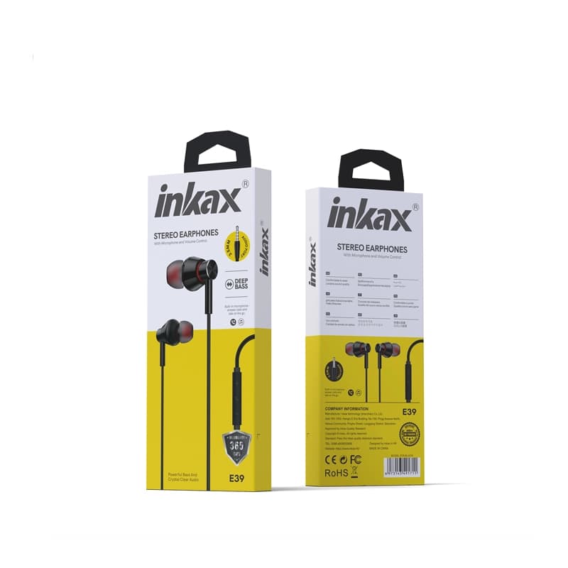 هندزفری سیمی INKAX E39
