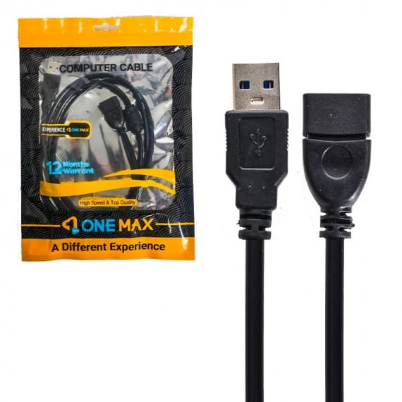 کابل افزایش طول 1.5m USB وان مکس ONE MAX