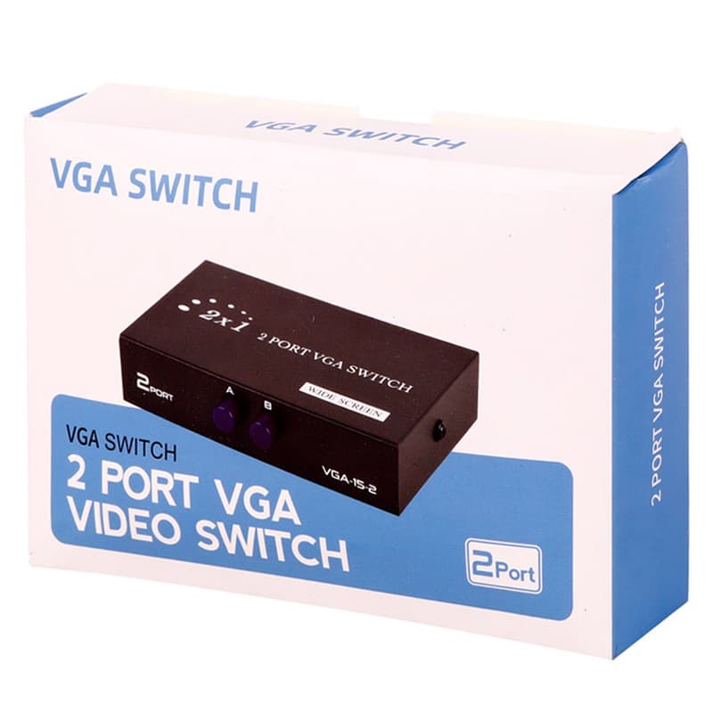 سوئیچ دو پورت VGA دی نت D-net