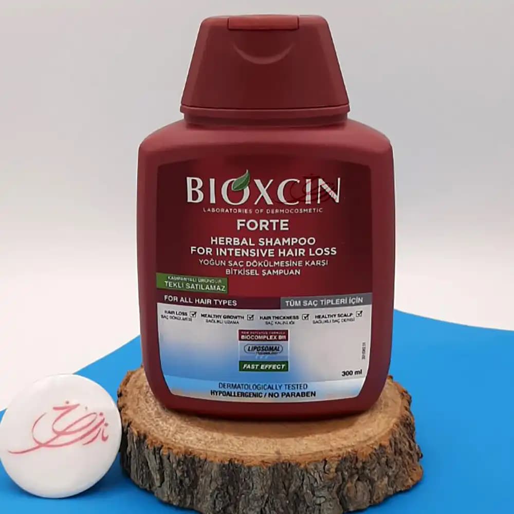 شامپو ضد ریزش قوی بیوکسین فورت (Bioxcin Forte) قرمز حجم 300 میلی لیتر