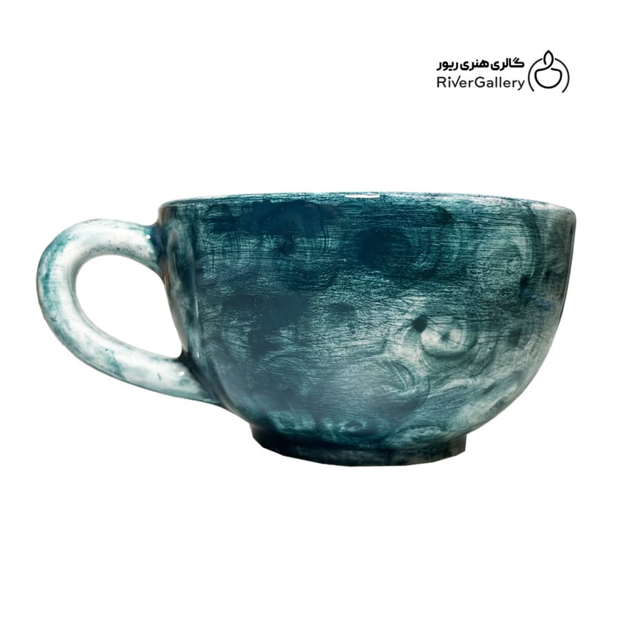 ماگ سرامیکی دست ساز کهکشان — تصویر ۷