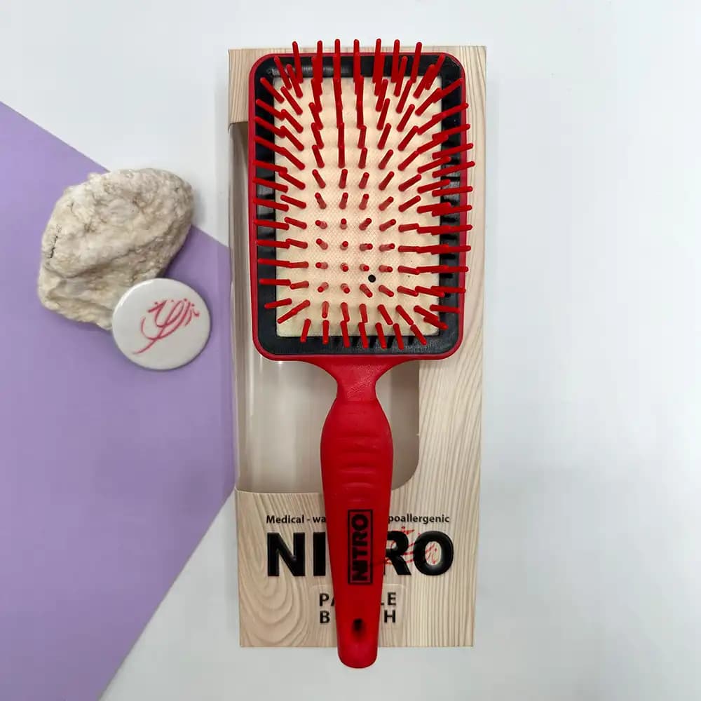 برس گره باز کن نیترو NITRO مدل آکواریومی دندانه پلاستیکی — تصویر ۵