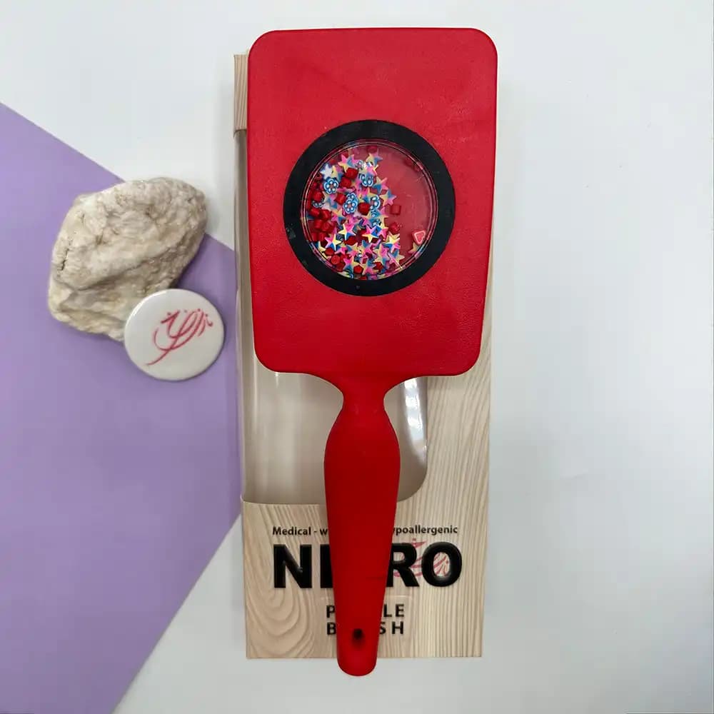 برس گره باز کن نیترو NITRO مدل آکواریومی دندانه پلاستیکی — تصویر ۶