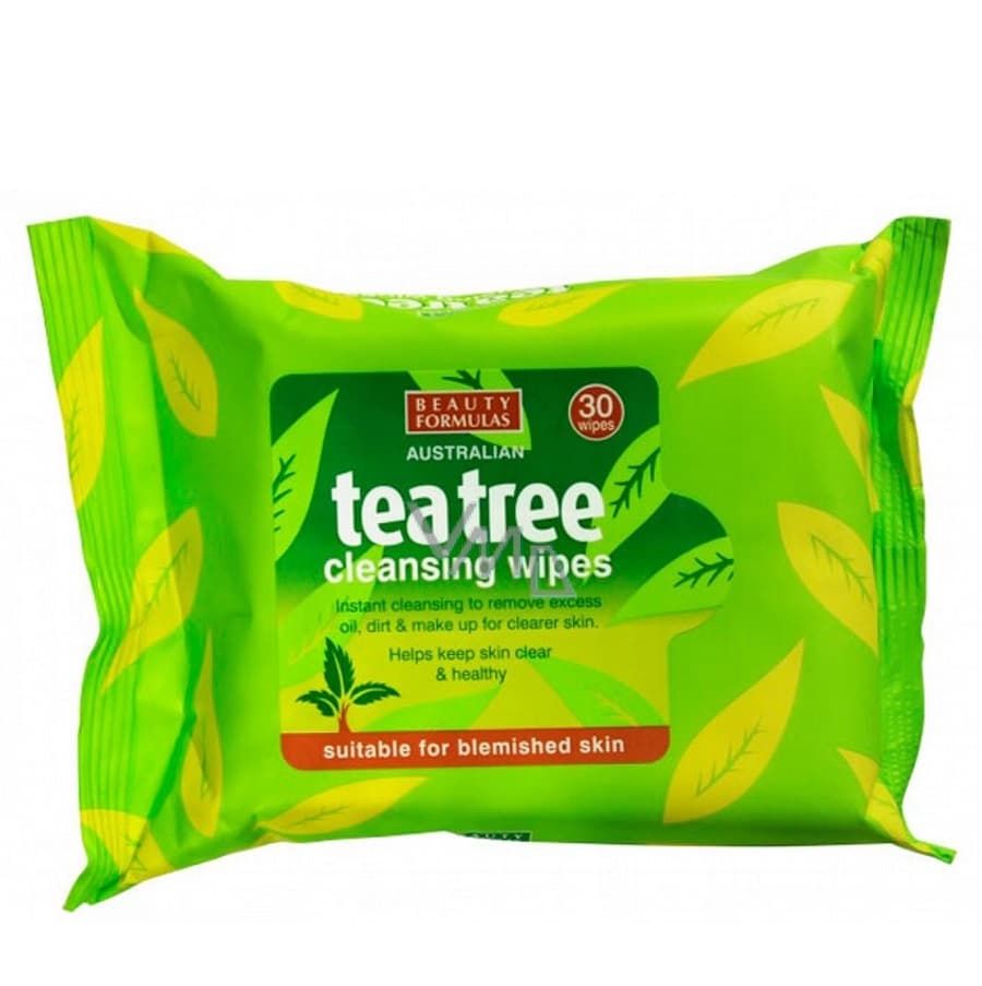 دستمال مرطوب آرایش پاک کن تی تری 30 عددی Tea Tree — تصویر ۳