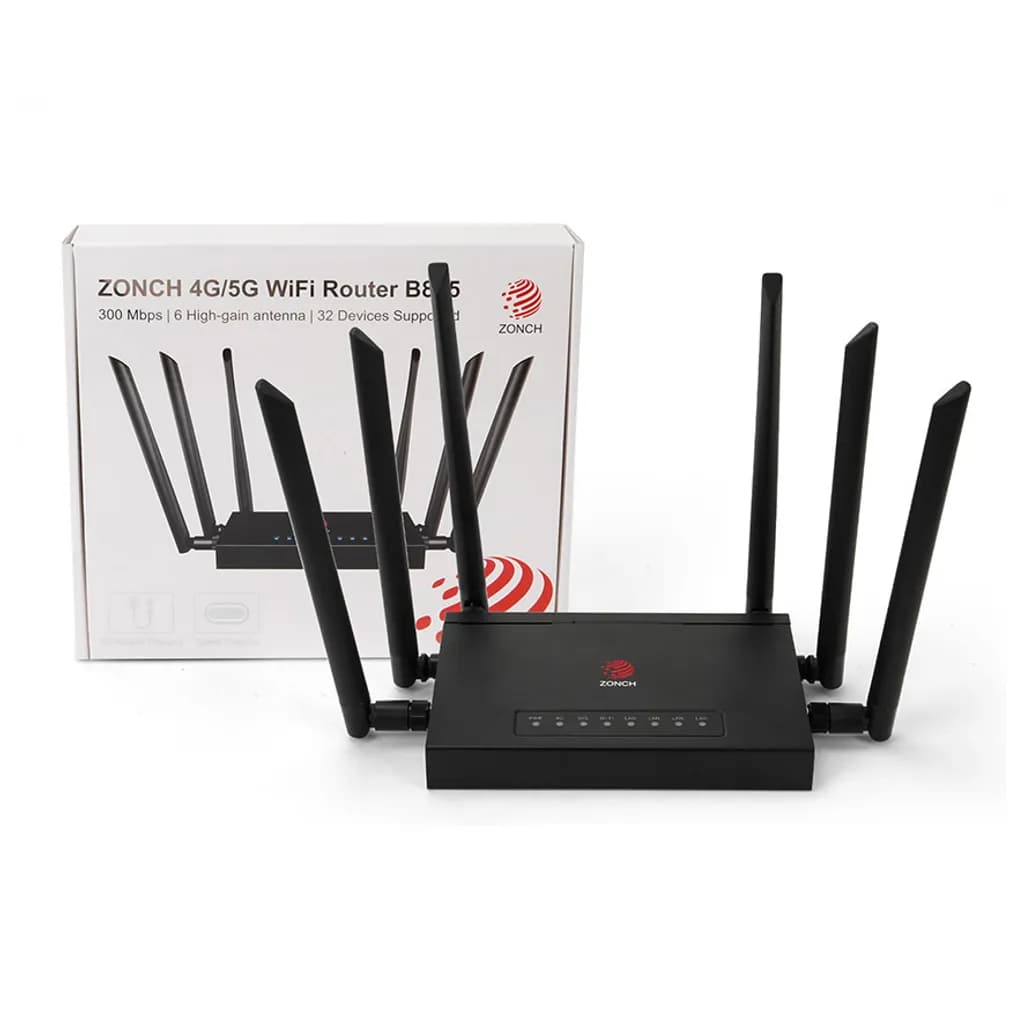 مودم روتر 4G LTE بی سیم N300 زونچ مدل B825 — تصویر ۷