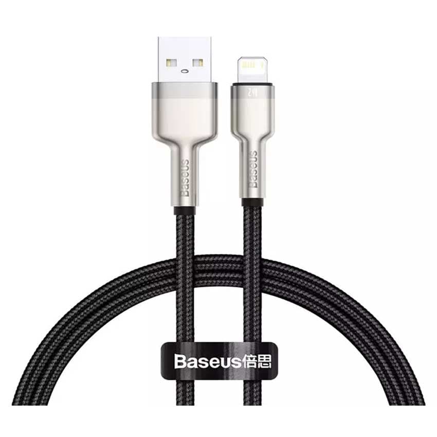 کابل شارژ USB به IP بیسوس مدل Cafule 2.4A با طول 25 سانتی متر-CALJK-01