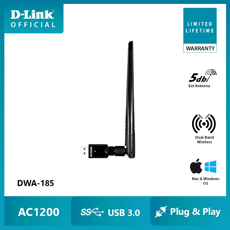 کارت شبکه بی ‌سیم USB دی-لینک مدل DWA-185 — تصویر ۱۰