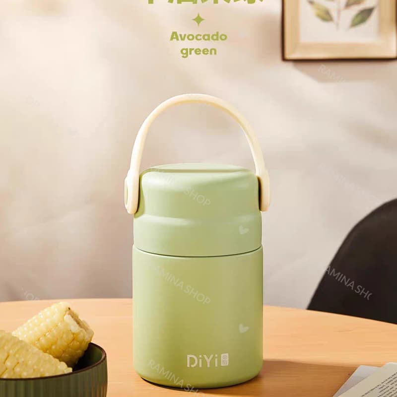 فلاسک غذای سرد و گرم کودک 800 میلی لیتر Diyi — تصویر ۳