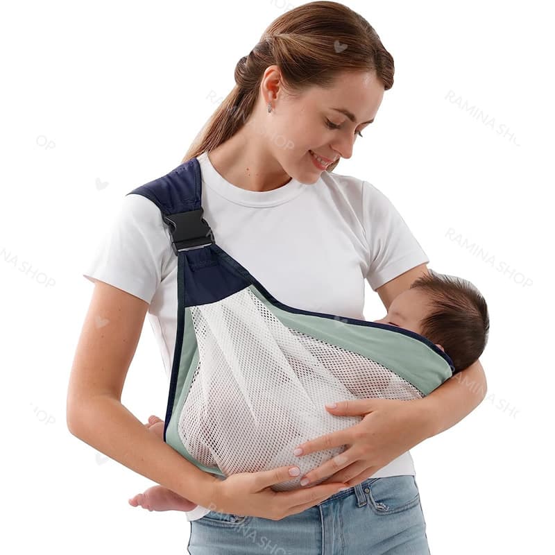 آغوشی نوزاد مدل بغلی بیبی اسلینگ Baby Sling