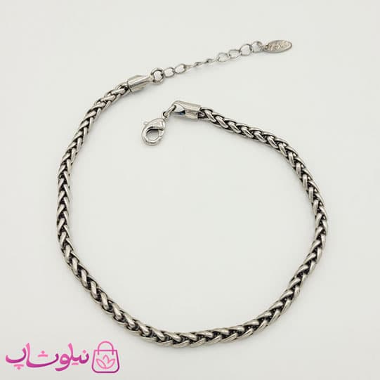 پابند زنجیری ysx نقره ای رنگ