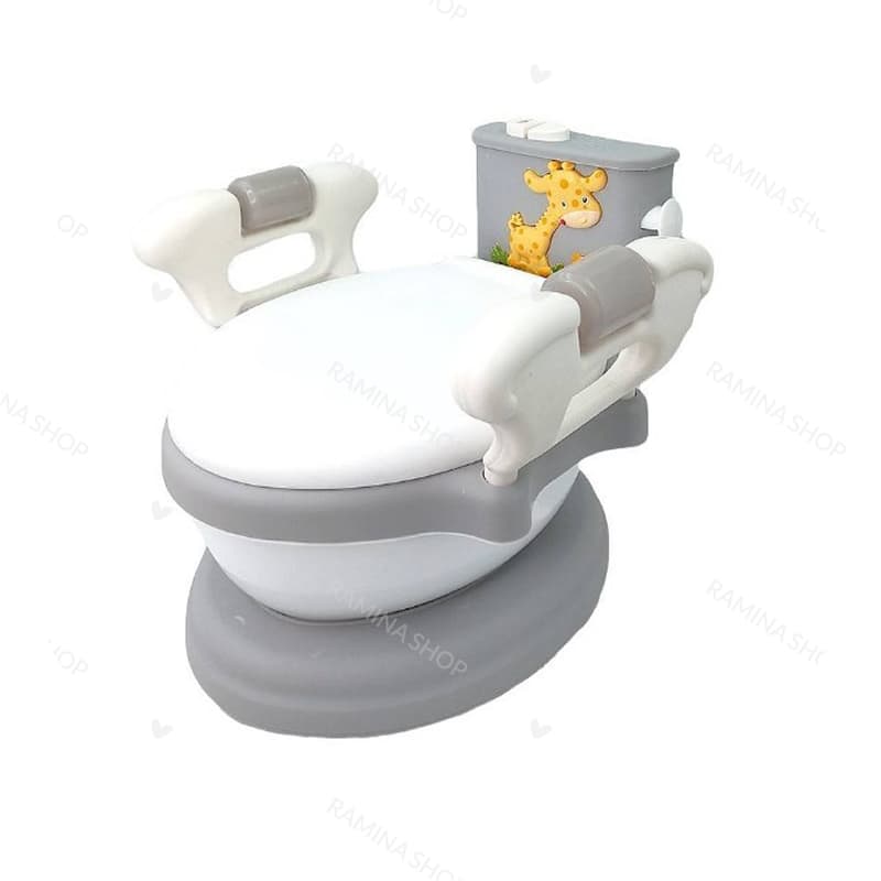 توالت فرنگی موزیکال کودک با دستمال کاغذی سامیا تویز Samya Toys — تصویر ۷