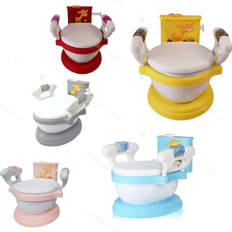 توالت فرنگی موزیکال کودک با دستمال کاغذی سامیا تویز Samya Toys