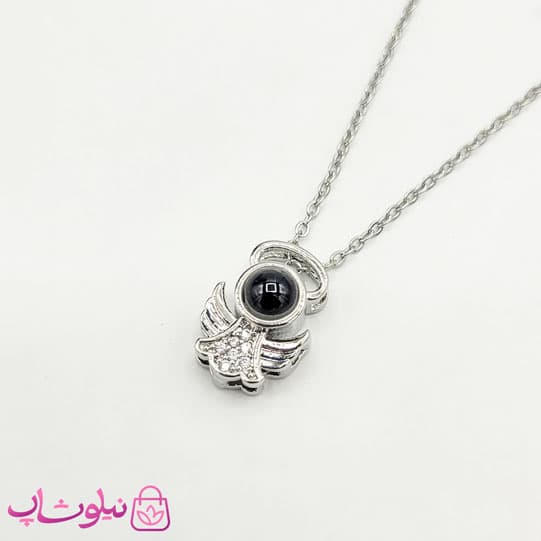 گردنبند دوستت دارم به صد زبان طرح پرنده
