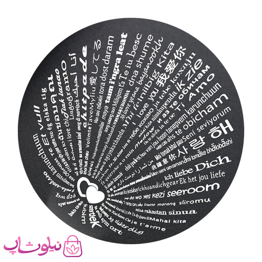 گردنبند عشق به صد زبان دنیا مدل آنجل (فرشته) کد 1088 — تصویر ۳