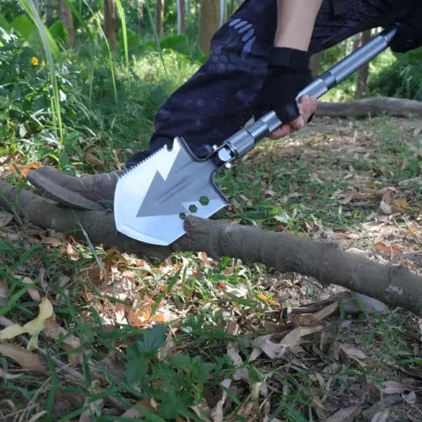 ابزار چندکاره سفری گرین لاین مدل Multi Shovel ابزار 14 کاره — تصویر ۷