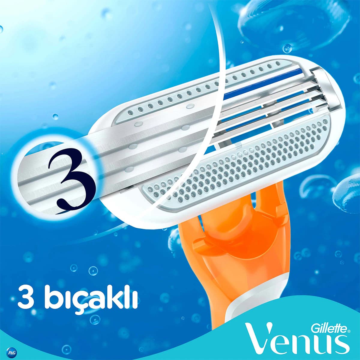 خودتراش ژیلت ونوس مدل RIVIERA بسته 2 عددی — تصویر ۹