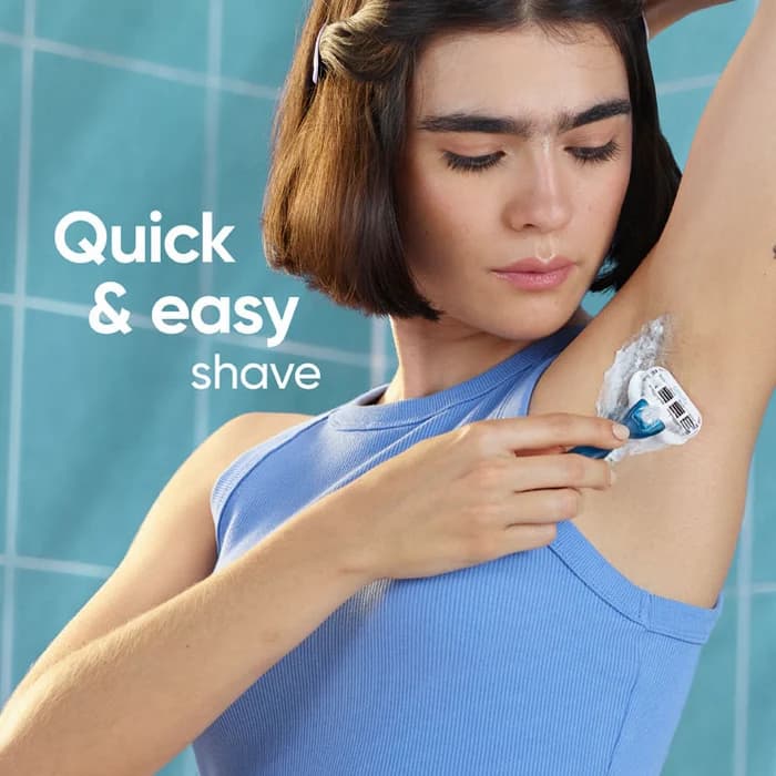 تیغ یدک 4 عددی ژیلت ونوس آبی مدل SMOOTH — تصویر ۵