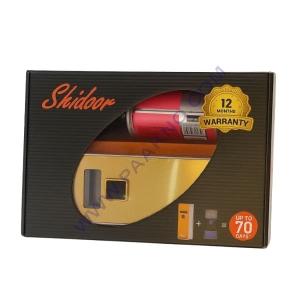 دستگاه خوشبو کننده هوا شیدور shidoor طلایی مات مدل LCD دار همراه با اسپری یدکی — تصویر ۱۰