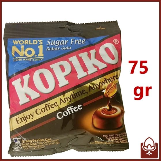 آبنبات بدون قند قهوه کوپیکو 75 گرمی (Kopiko Sugar Free Coffee Candy) — تصویر ۶