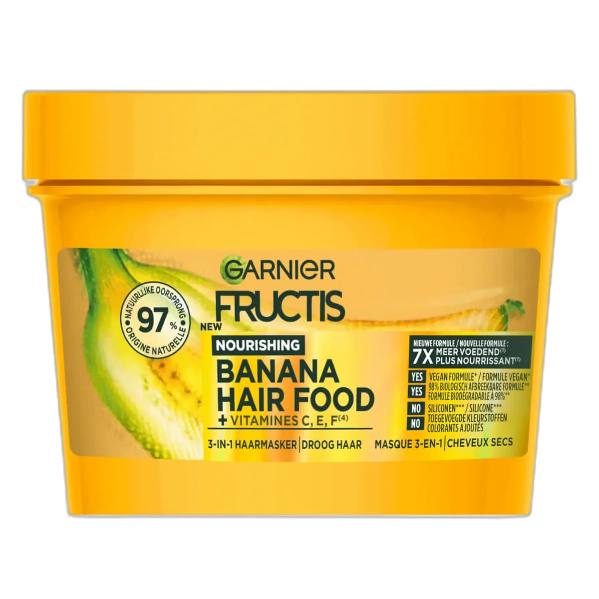 ماسک و نرم کننده ویتامینه مو گارنیر FRUCTIS عصاره موز