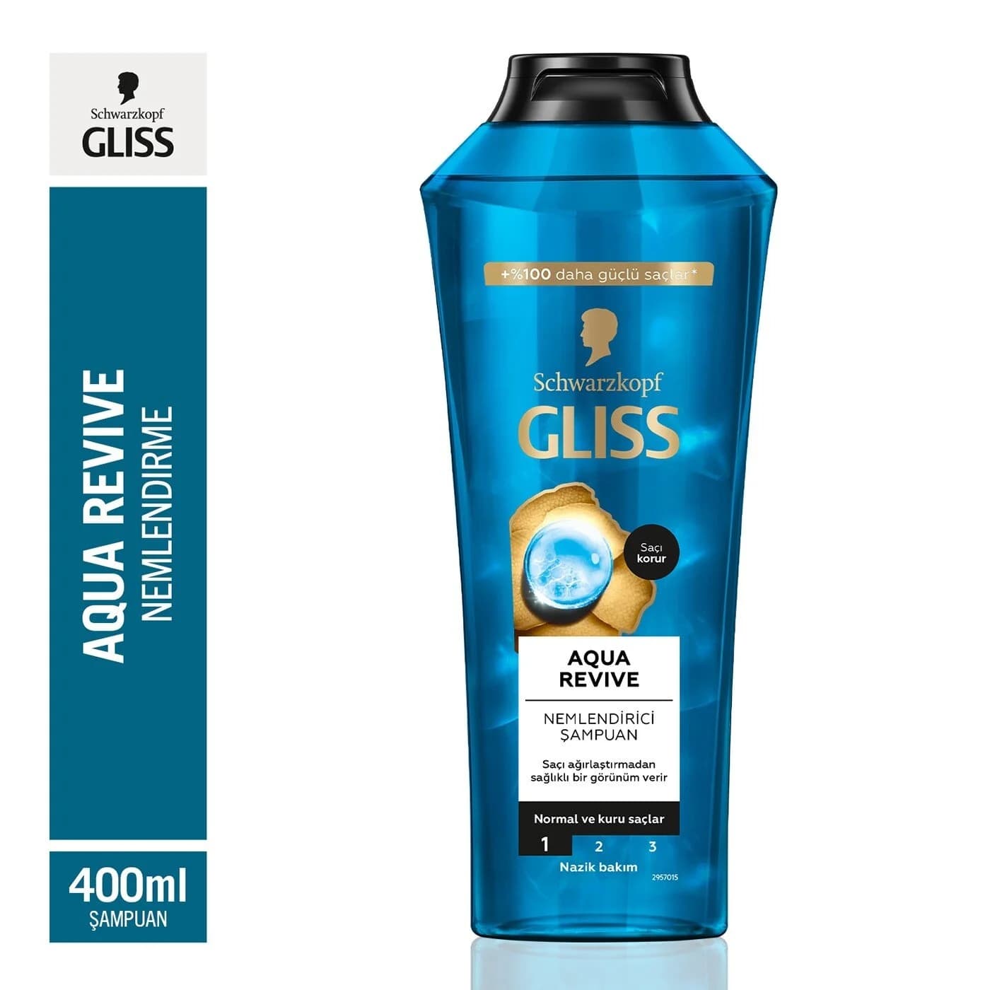 شامپو آبرسان مو GLISS حجم 400 میل — تصویر ۴