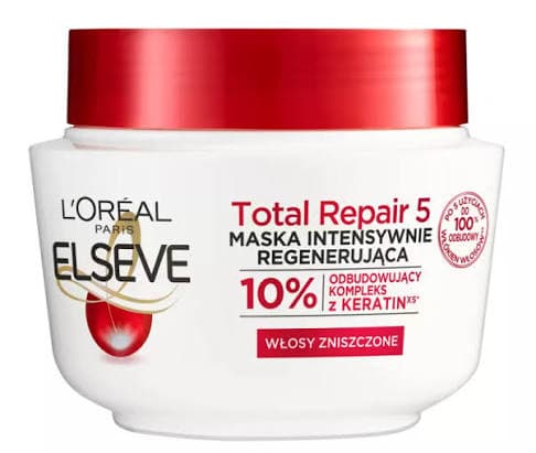 ماسک موی ترمیم کننده قوی ELSEVE حاوی کراتین مدل TOTLA REPAIR 5