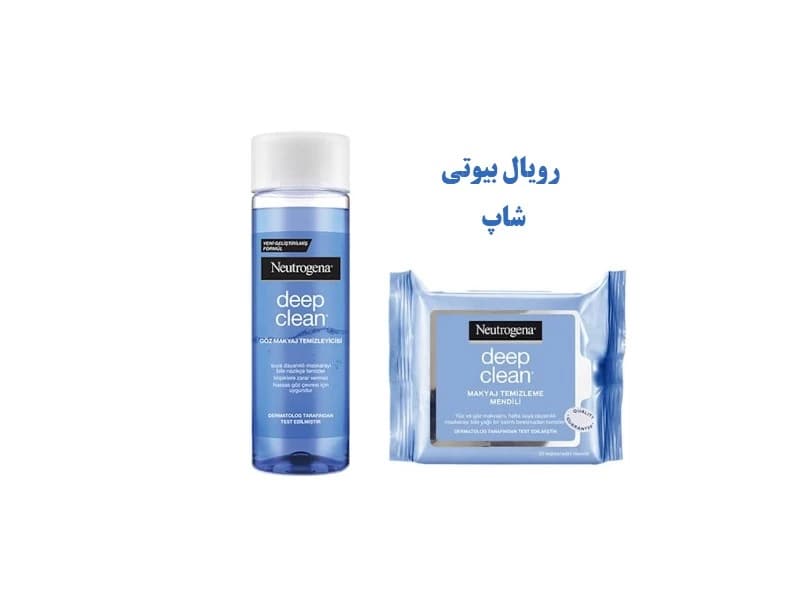 پک چشم پاک کن و دستمال مرطوب نوتروژینا DEEP CLEAN