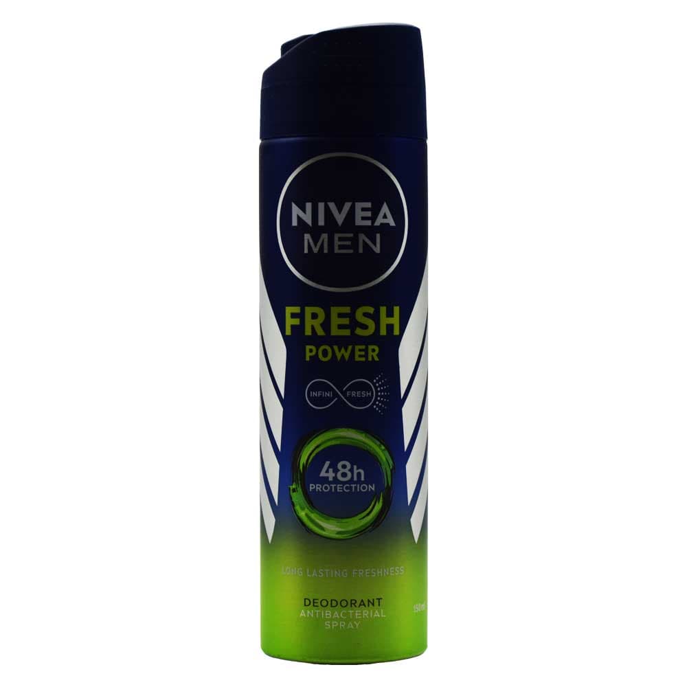 اسپری ضد تعریق مردانه نیوآ NIVEA اصل آلمان مدل Fresh Power حجم 150 میلی لیتر