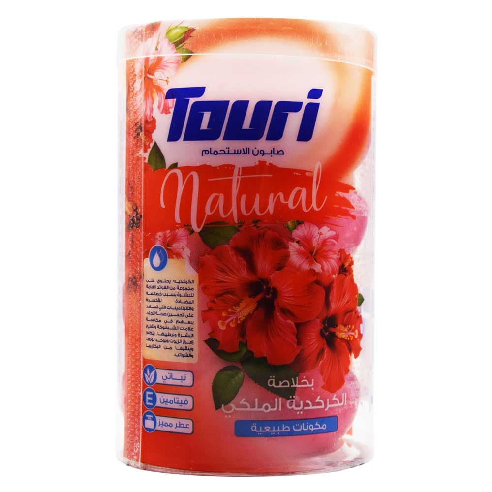 صابون توری اصل اردن مدل Royal Hibiscus با رایحه گل هیبیسکاس بسته 4 عددی