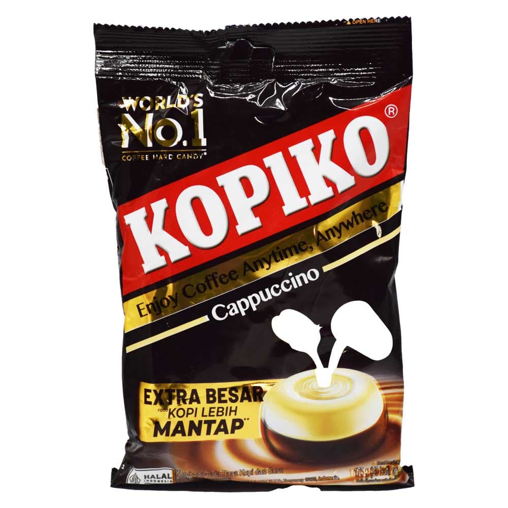 آبنبات کوپیکو KOPICO اصل اندونزی با طعم کاپوچینو بسته 175 گرمی