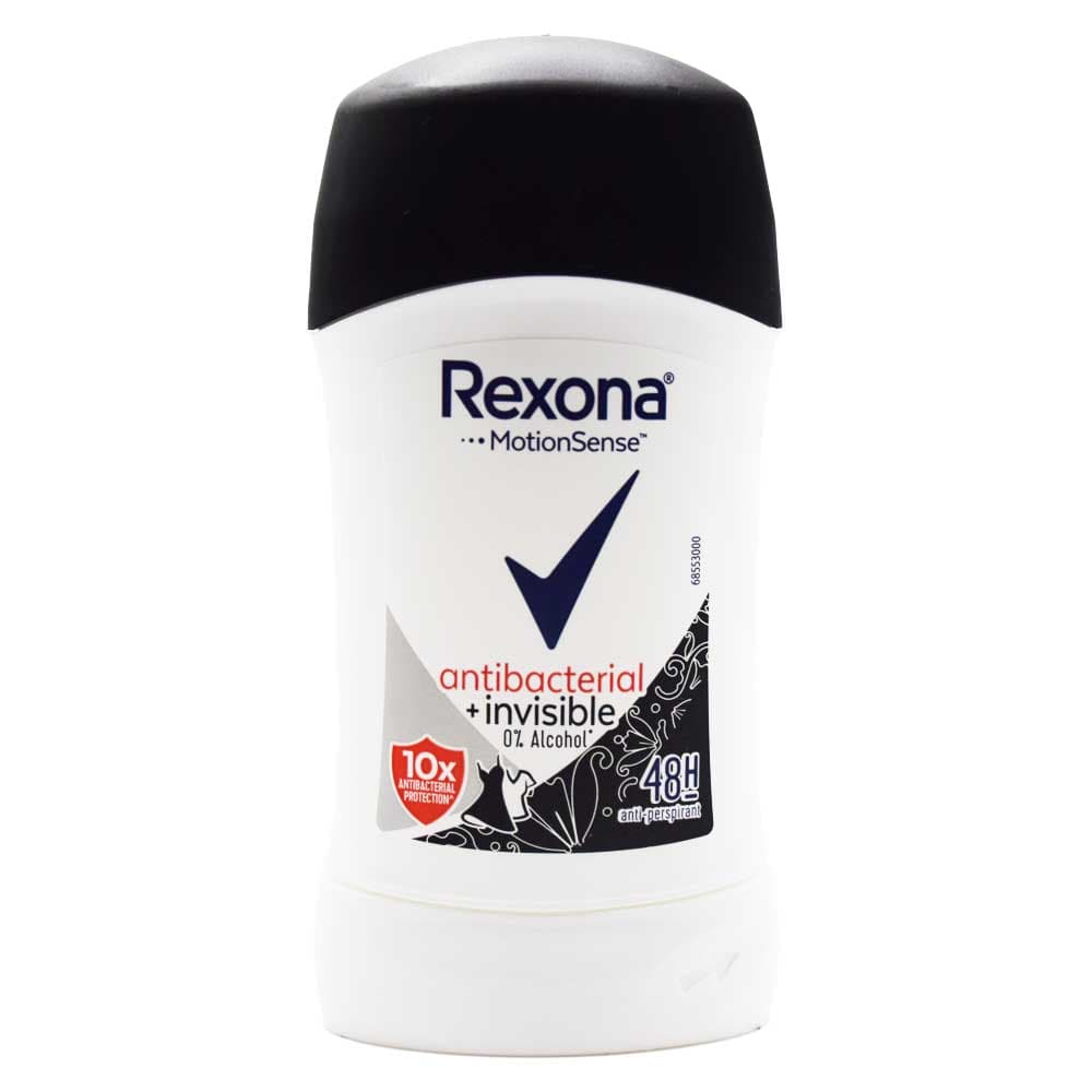 استیک ضد تعریق (مام صابونی) زنانه رکسونا REXONA اصلی مدل Antibacterial Invisible
