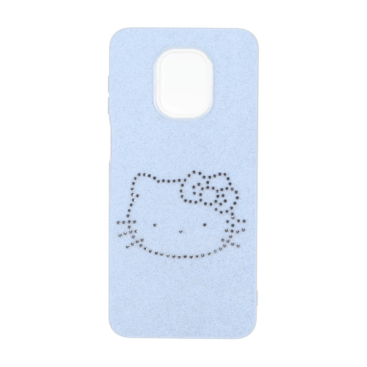 قاب اکلیلی Kitty نگین دار Xiaomi Redmi Note 9S / Redmi Note 9 Pro / Redmi Note 9 Pro Max – آبی
