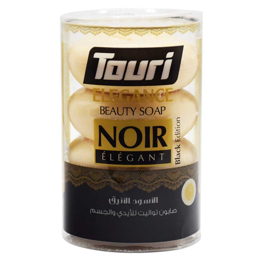 صابون توری اصل اردن مدل Noir با رایحه وانیل شکلات بسته 4 عددی