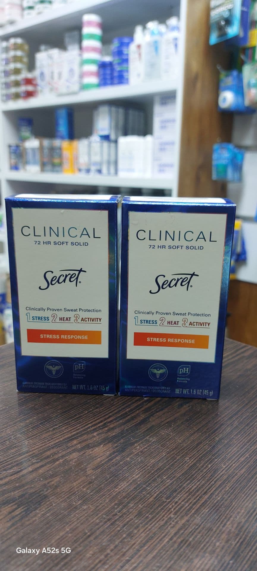 استیک ضد تعریق کلینیکال سکرت 72 ساعته مدل Stress Response حجم 45 گرم