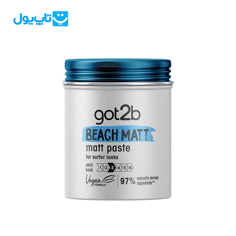 خمیر حالت دهنده مو گات تو بی Got2b مدل beach matt حجم 100 میلی لیتر