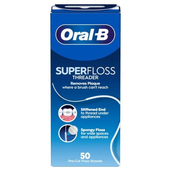 نخ دندان اورال بی سوپر فلاس ارتودنسی Oral-B Super Floss