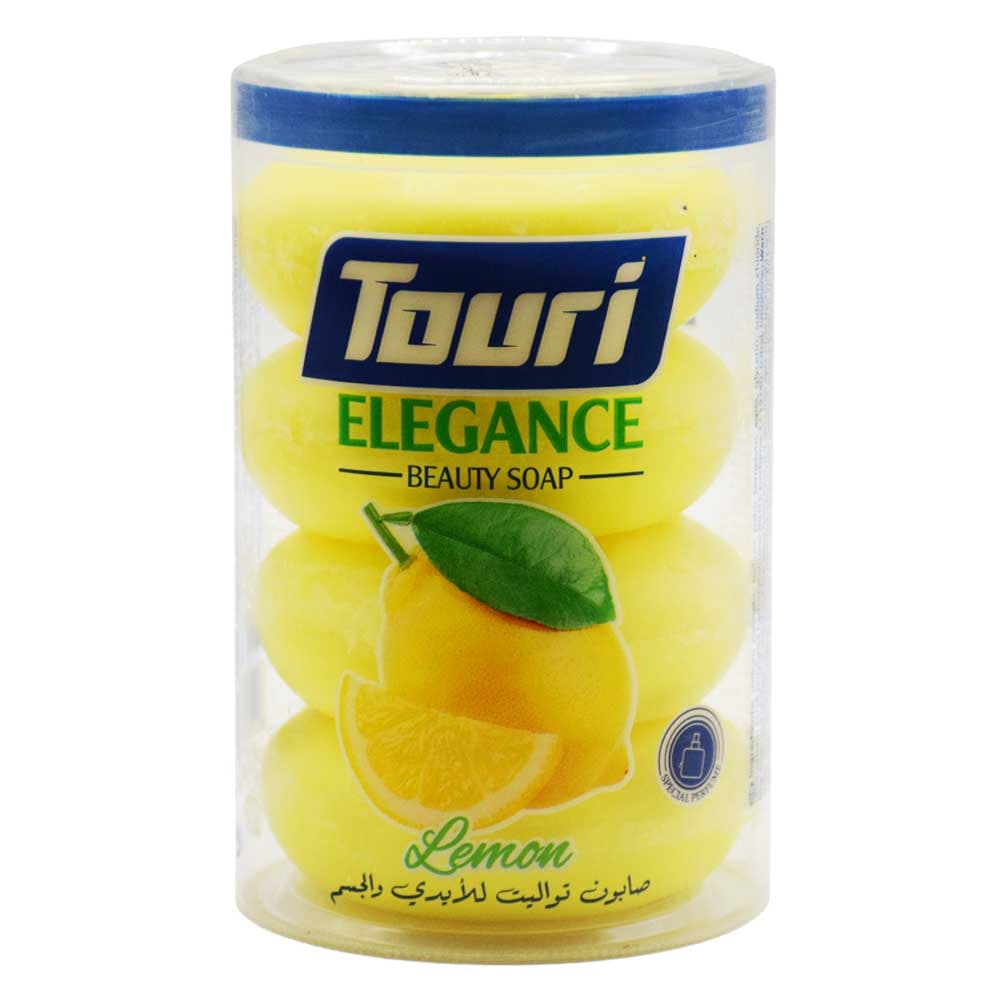 صابون توری اصل اردن با رایحه لیمو بسته 4 عددی