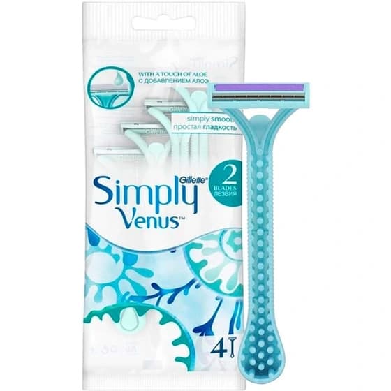 تیغ اصلاح ۲ لبه ونوس venus بسته 4عددی — تصویر ۸