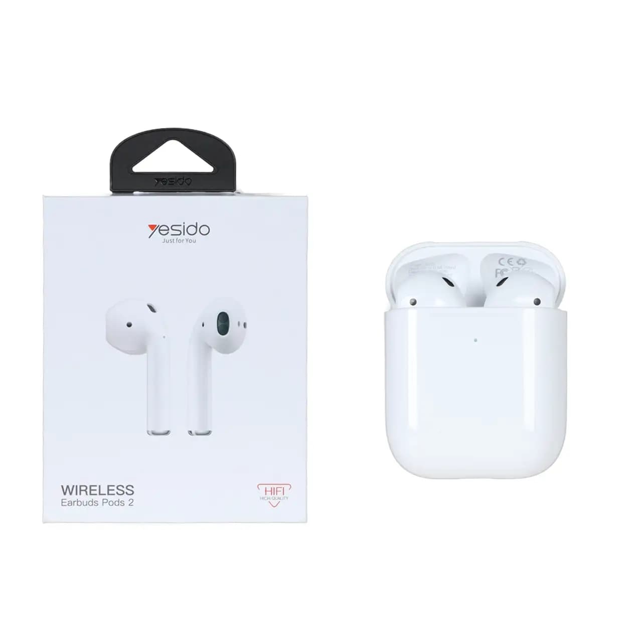 ایرفون بی سیم Yesido مدل Pods 2 JB25 – سفید (گارانتی 12 ماه تعویض نیکان همراه)
