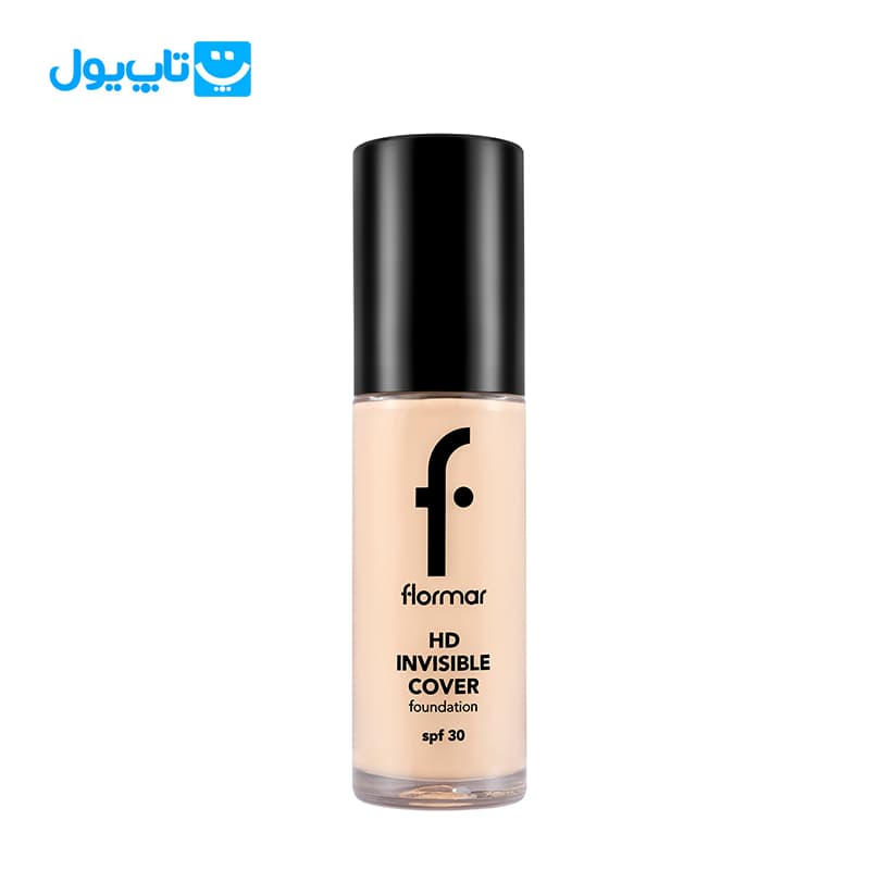 کرم پودر شیشه ای فلورمار Flormar مدل HD با Spf 30 حجم 30 میلی لیتر