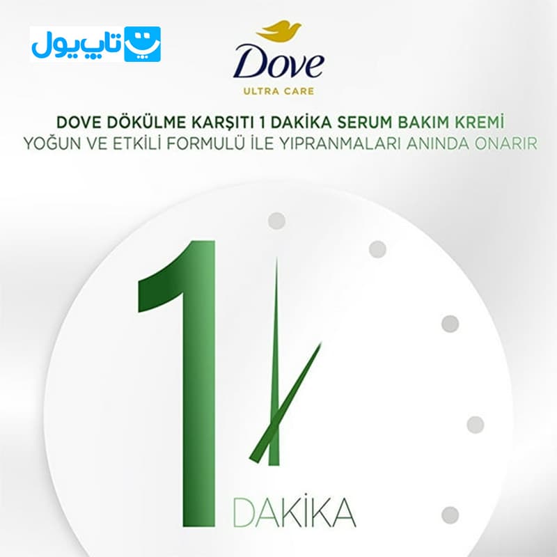 کرم مو داو Dove مدل 1Minute Serum ضد ریزش مو حجم 170 میلی لیتر — تصویر ۳