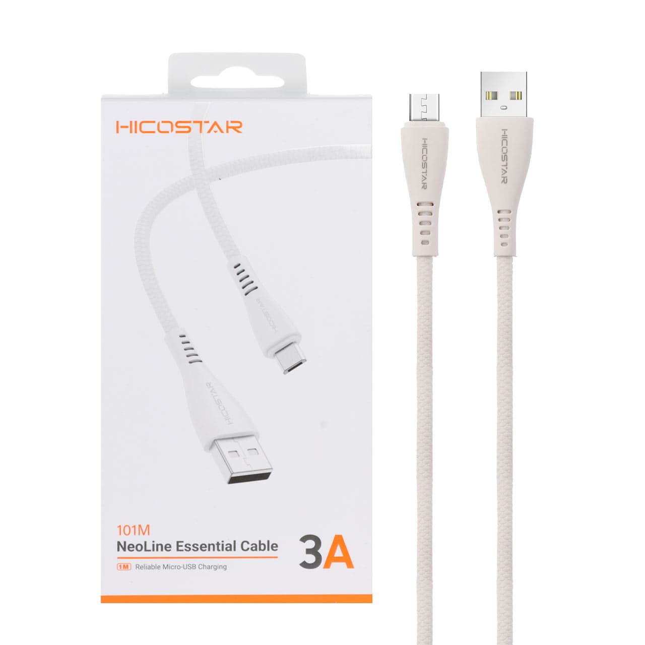 کابل شارژ فست اندروید Hicostar مدل 101M – سفید